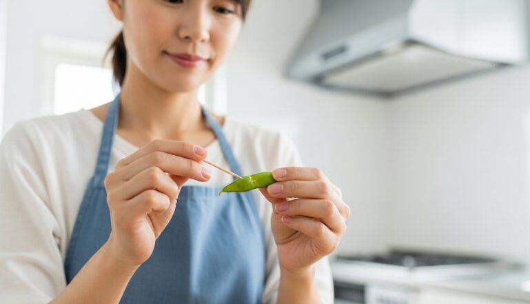 枝豆が割れるのはなぜ？基本の刺し方